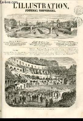 L'ILLUSTRATION JOURNAL UNIVERSEL N 1155-Revue politique. - Courrier de Paris. - Circ, nouvelle (suite). - Le Pentli (suite).. - Biographies : le gnral Bougenel - Auguste Debay, peintre et sculpteur. - Agrandissements de Saint-Nazaire.-Paris .......