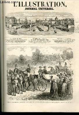 L'ILLUSTRATION JOURNAL UNIVERSEL N 1178-Texte : Revue politique. - Rception de la reine d'Espagne  Biarritz (correspondance). - Courrier de Paris - Combat de cavalerie  la Hierba-Buena (Mexique). - Le Bachelier amoureux, nouvelle (suite). Causerie....