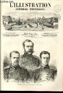 L'ILLUSTRATION JOURNAL UNIVERSEL N 1267-Texte : Revue politique de la semaine. - L'empereur de Russie  Paris. - Courrier de Paris. - Causeries villageoises : le vieux David, nouvelle (suite). - Gazette du Palais. -Salon de 1867: 7e article. - Exposition