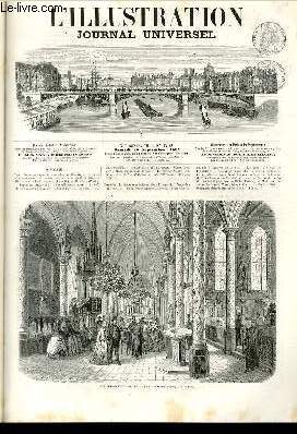 L'ILLUSTRATION JOURNAL UNIVERSEL N 1283-Texte : Revue politique de la semaine. - Courrier de Paris. - Correspondance de Luchon. - Les amis de Maximilien. - Paillettes et voiles blancs, nouvelle (suite), par M. Jules de Wailly. - Exposition universelle :