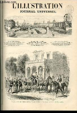 L'ILLUSTRATION JOURNAL UNIVERSEL N 1337-Texte : Revue politique de la semaine. - Courrier de Paris. - La rvolution espagnole. - Le capitaine (juignon, nouvelle, par M. Jules Cauvain(suite!. - Gazette du Palais. - Les Abus: Le timbre, les petites ficelle