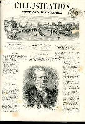 L'ILLUSTRATION JOURNAL UNIVERSEL N 1358-Texte: M. Troplong. - Revue politique de la semaine. - Courrier de Paris. - Lamartine. - Collision entre de Latouche-Tr ville et le Prince-Pierre - Les Thtres. - Le Journal officiel au Corps lgislatif. ........