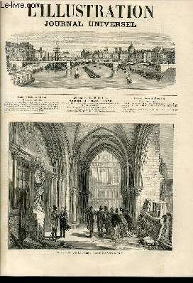 L'ILLUSTRATION JOURNAL UNIVERSEL N 1514- ITexte : - Revue politique de la semaine. - Courrier de Paris.-Correspondance du Japon. - Revue des Arts : Cercle del'nion artistique. - Chronique parlementaire. - Les imptset les emprunts (III).