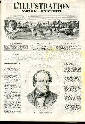 L'ILLUSTRATION JOURNAL UNIVERSEL N 1571-Texte : Histoire de la semaine. - Courrier de Paris, par M. Philibert Audebrand.-Un philanthrope, nouvelle par M. Peyremal (suite). - Bulletin bibliographique. - Nos gravures : M. A. Thierry; - Correspondance .....