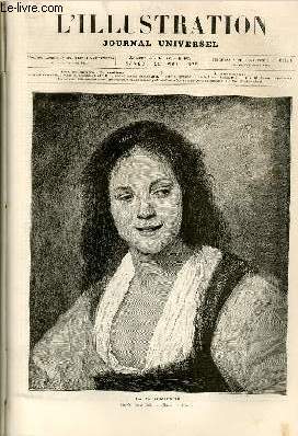 L'ILLUSTRATION JOURNAL UNIVERSEL N 1682-Texte : Histoire de la semaine. - Courrier de Paris, par M. Philibert Audebrand - Nos gravures : M. de Waldeck; - Michel Lvv; - La bohmienne, de Franz Hais; - L'Exposition de Blois : vue intrieure de l'expo.....