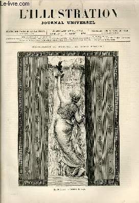 L'ILLUSTRATION JOURNAL UNIVERSEL N 1747- Histoire de la semaine - Courrier de Paris - 