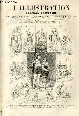 L'ILLUSTRATION JOURNAL UNIVERSEL N 1779- Histoire de la semaine - Courrier de Paris - les thatres - les tablettes du sphinx - les affaires - les faits divers - petite gazette - rbus - 