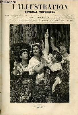 L'ILLUSTRATION JOURNAL UNIVERSEL N 1801- Histoire de la semaine - Courrier de Paris - 
