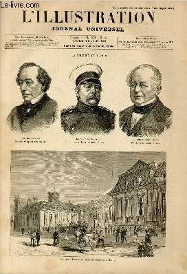L'ILLUSTRATION JOURNAL UNIVERSEL N 1843 - histoire de la semaine - courrier de Paris - 