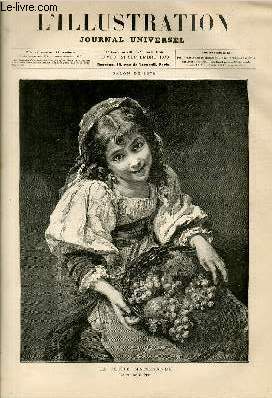 L'ILLUSTRATION JOURNAL UNIVERSEL N 1856 - Courrier de Paris - Nos gravures : 