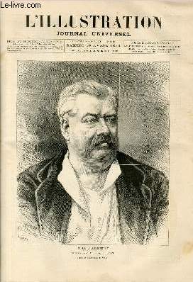 L'ILLUSTRATION JOURNAL UNIVERSEL N 1886 - GRAVURES et leurs ARTICLES : M. de Villemessant dcd le 11 avril 1879 - le muse des Arts Dcoratifs au Pavillon de Flore - thatre de la Renaissance : la petite mademoiselle, opra de MM. Meilhac et Balvy -