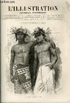 L'ILLUSTRATION JOURNAL UNIVERSEL N 1960 - GRAVURES : l'annexion de Tahiti  la France - 