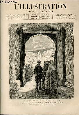 L'ILLUSTRATION JOURNAL UNIVERSEL N 1995 - GRAVURES : l'expdition en Tunisie : capitulation du Kef - Bizerte - le mariage de l'archiduc Rodolphe et de la princesse Stphanie de Belgique - compagnie auxilliaire des chemins de fer - le bazar gnois ...