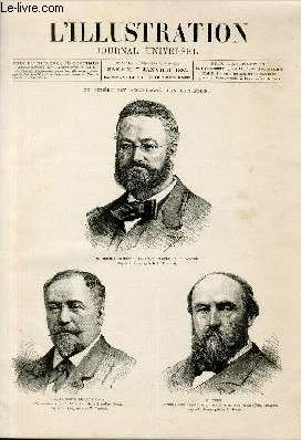 L'ILLUSTRATION JOURNAL UNIVERSEL N 2028 + SUPPLEMENT - GRAVURES : M. Herold, M. le comte de Chaudordy, M. Weiss - L'insurrection d'Algrie - 