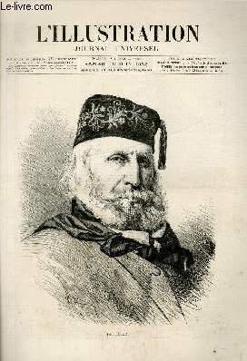 L'ILLUSTRATION JOURNAL UNIVERSEL N 2050 - GRAVURES : Garibaldi - la fte fdrale de gymnastique  Reims - le combat du Chott Tigri - salon de 1882 : choix de paysages - la valle du Rhone - l'clipse du 17 mai en Egypte - la maison d'Arabi-Pacha ......