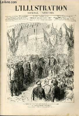 L'ILLUSTRATION JOURNAL UNIVERSEL N 2069 - les vnements d'Egypte : la rentre du Khdive au Caire - M. Paul Bezanson - les travaux d'amlioration de la Seine les carrires de Yainville - l'exposition internationale d'lectricit  Munich - Paris :....