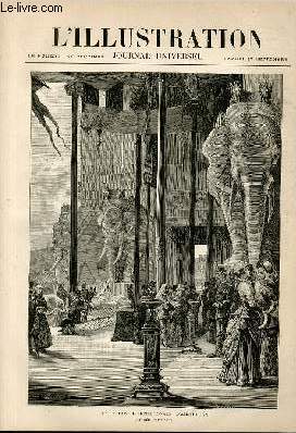 L'ILLUSTRATION JOURNAL UNIVERSEL N 2114 - Gravures : l'exposition internationale d'Amsterdam : l'entre principale - l'expdition franaise du Tonkin - l'expdition franaise dans l'Annam - le cholra en Egypte - Guyane franaise : exploitation de la....