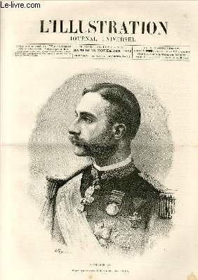 L'ILLUSTRATION JOURNAL UNIVERSEL N 2231-Gravures : Alphonse XII - la guerre dans les Balkans - le roi Milan de Serbie - le nouveau torpilleur sous-marin - 