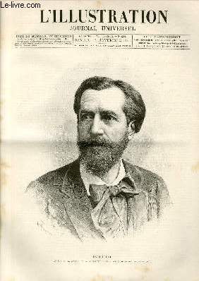 L'ILLUSTRATION JOURNAL UNIVERSEL N 2281-Gravures : Bartholdi : auteur de la statue de la 