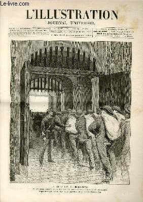 L'ILLUSTRATION JOURNAL UNIVERSEL N 2282-Gravures : La relgation des rcidivistes : les dortoirs, la salle de rfectoire, la cour-promenoir, l'embarquement - Paul Bert - le fils de Porthos - la catastrophe de Sisteron/ Articles : Courrier de la Paris....