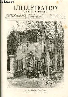 L'ILLUSTRATION JOURNAL UNIVERSEL N 2297-Gravures : les tremblements de terre  Menton et Nice - les lections en Allemagne / Articles : Courrier de la Paris - 