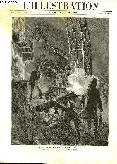 L'ILLUSTRATION JOURNAL UNIVERSEL N 2437 - Gravures: cloture de l'exposition universelle, le dernier coup de canon de la Tour Eiffel par Bellenger - le mariage du prince heritier de Grece / Articles: le voyage de l'empereur et de l'imperatrice d'Allemagn