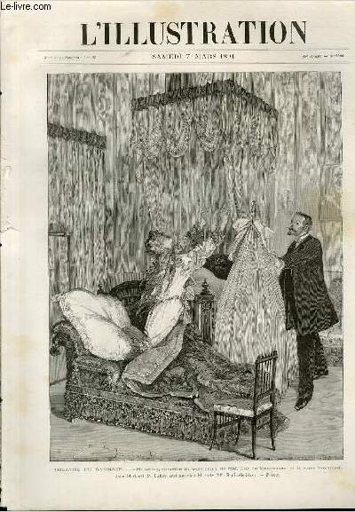 L'ILLUSTRATION JOURNAL UNIVERSEL N 2506 - Gravures: theatre du gymnase: 