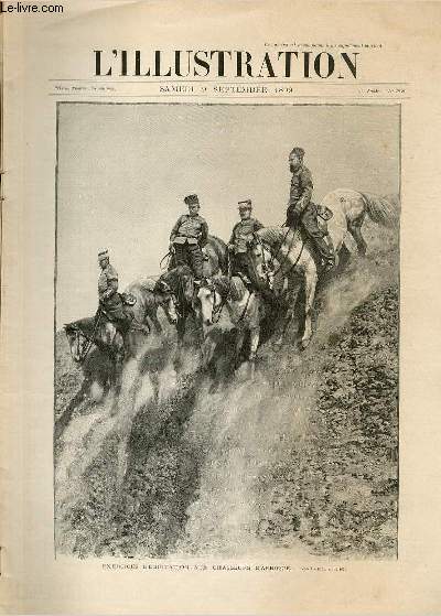 L'ILLUSTRATION JOURNAL UNIVERSEL N 2950 - Gravures: exercices d'quitation aux chasseurs d'Afrique par Rousseau / Articles: la petite mademoiselle par Adolphe Cheneviere - fetes orthodoxes  Jrusalem - l'affaire Dreyfus  Rennes par Edmond Frank...