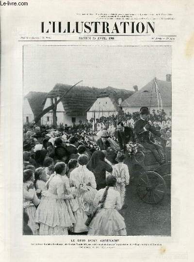 L'ILLUSTRATION JOURNAL UNIVERSEL N 3400 - Gravures: le rve d'une amricaine (photo de Erdelyi) - les vnements militaires  la frontire Orano-Marocaine - sous les glycines mauves de Tokio / Articles: Victor Margueritte, l'auteur de notre prochain..