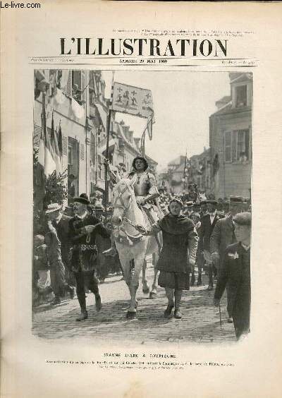 L'ILLUSTRATION JOURNAL UNIVERSEL N 3457 - Gravures: Jeanne d'Arc  Compigne - la 
