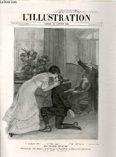 L'ILLUSTRATION JOURNAL UNIVERSEL N 3542 - Gravures: une grande premire, une scne du 