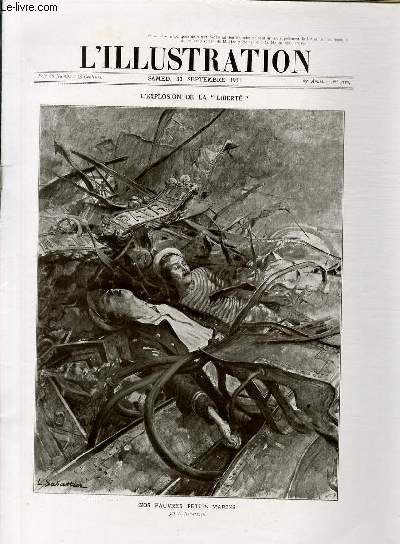 L'ILLUSTRATION JOURNAL UNIVERSEL N 3579 - Gravures: nos pauvres petits marins par L.Sabattier - l'pave de la 