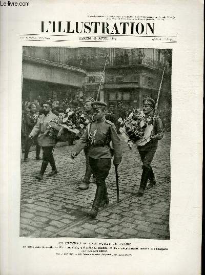 L'ILLUSTRATION JOURNAL UNIVERSEL N 3817 - Les premiers soldats russes en France.