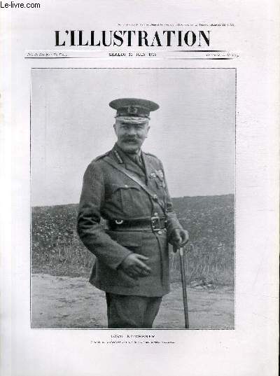 L'ILLUSTRATION JOURNAL UNIVERSEL N 3823 - Lord Kitchener.