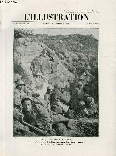L'ILLUSTRATION JOURNAL UNIVERSEL N 3845 - Ceux qui ont repris Douaumont - Soldats du rgiment colonial du Maroc occupant les fosss du fort reconquis.