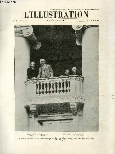 L'ILLUSTRATION JOURNAL UNIVERSEL N 3874 - M.Albert Thomas et les ambassadeurs allis  la sance solennelle des quatre Doumas le 10 mai 1917,  Petrograd.