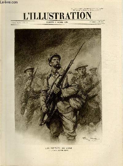 L'ILLUSTRATION JOURNAL UNIVERSEL N 3918 - Les soldats de Foch, composition de Georges Scott.