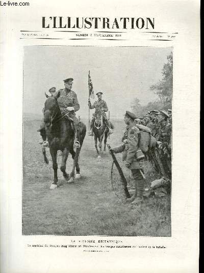 L'ILLUSTRATION JOURNAL UNIVERSEL N 3940 - La victoire britannique, le marchal Sir Douglas Haig flicite un dtachement des troupes canadiennes qui revient de la bataille.