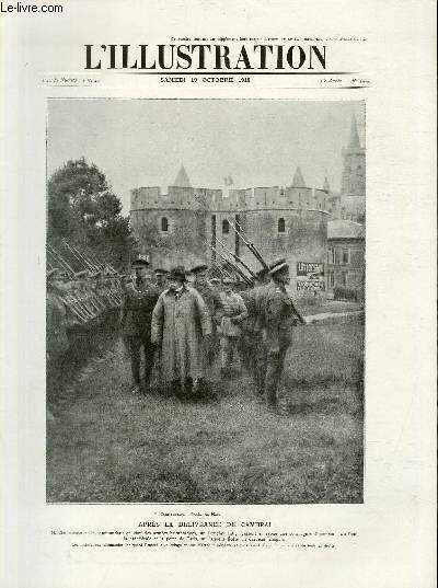 L'ILLUSTRATION JOURNAL UNIVERSEL N 3946 - Aprs le dlivrance de Cambrai.