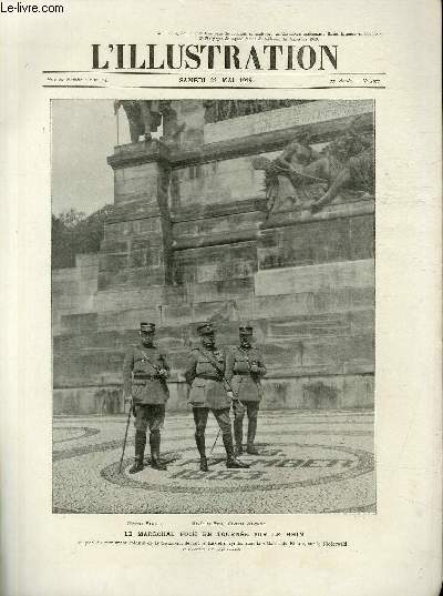 L'ILLUSTRATION JOURNAL UNIVERSEL N 3977 - Le marchal Foch en tourne sur le Rhin.