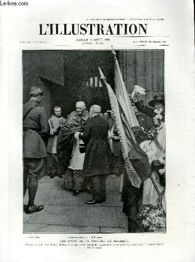 L'ILLUSTRATION JOURNAL UNIVERSEL N 3987 - Les ftes de la victoire en Belgique.