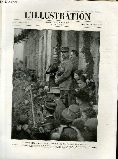 L'ILLUSTRATION JOURNAL UNIVERSEL N 3997 - Le marchal Foch sur le perron de la maison paternelle.