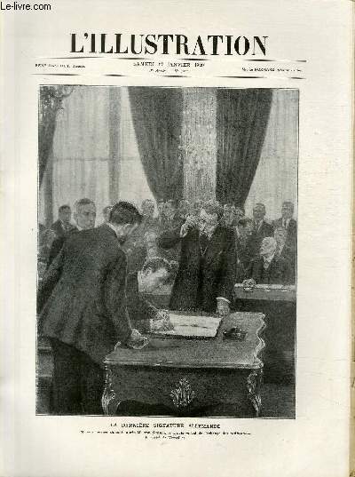L'ILLUSTRATION JOURNAL UNIVERSEL N 4011 - La dernire signature allemande.