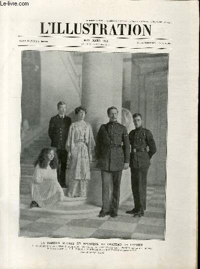 L'ILLUSTRATION JOURNAL UNIVERSEL N 4020-4021 (numro double) - La famille Royale de Belgique au chateau de Laeken.