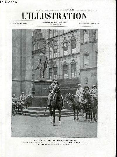 L'ILLUSTRATION JOURNAL UNIVERSEL N 4168 - A Essen, devant la statue de Krupp.