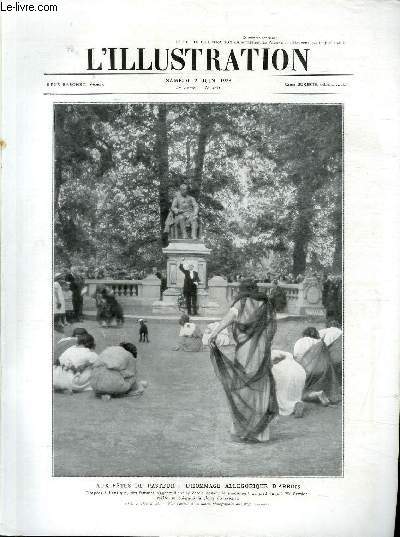L'ILLUSTRATION JOURNAL UNIVERSEL N 4187 - Aux ftes de Pasteur: l'hommage allgorique d'Arbois.
