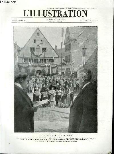 L'ILLUSTRATION JOURNAL UNIVERSEL N 4188 - Les cits d'Alsace  l'honneur.