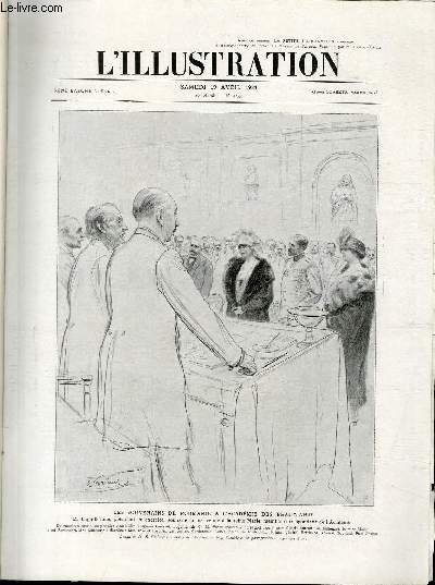 L'ILLUSTRATION JOURNAL UNIVERSEL N 4233 - Les souverains de Roumanie  l'acadmie des Beaux-Arts.