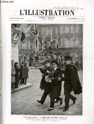 L'ILLUSTRATION JOURNAL UNIVERSEL N 4341 - Fte Nationale, il voulait porter des fleurs  Jeanne d'Arc...