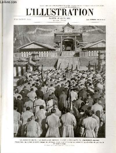 L'ILLUSTRATION JOURNAL UNIVERSEL N 4385 - Le Japon en deuil: le peuple en prires devant le mausole de l'Empereur dfunt.